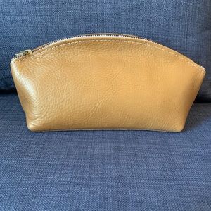 Portland Leather Goods Total Eclipse Makeup Bag in Honeycomb